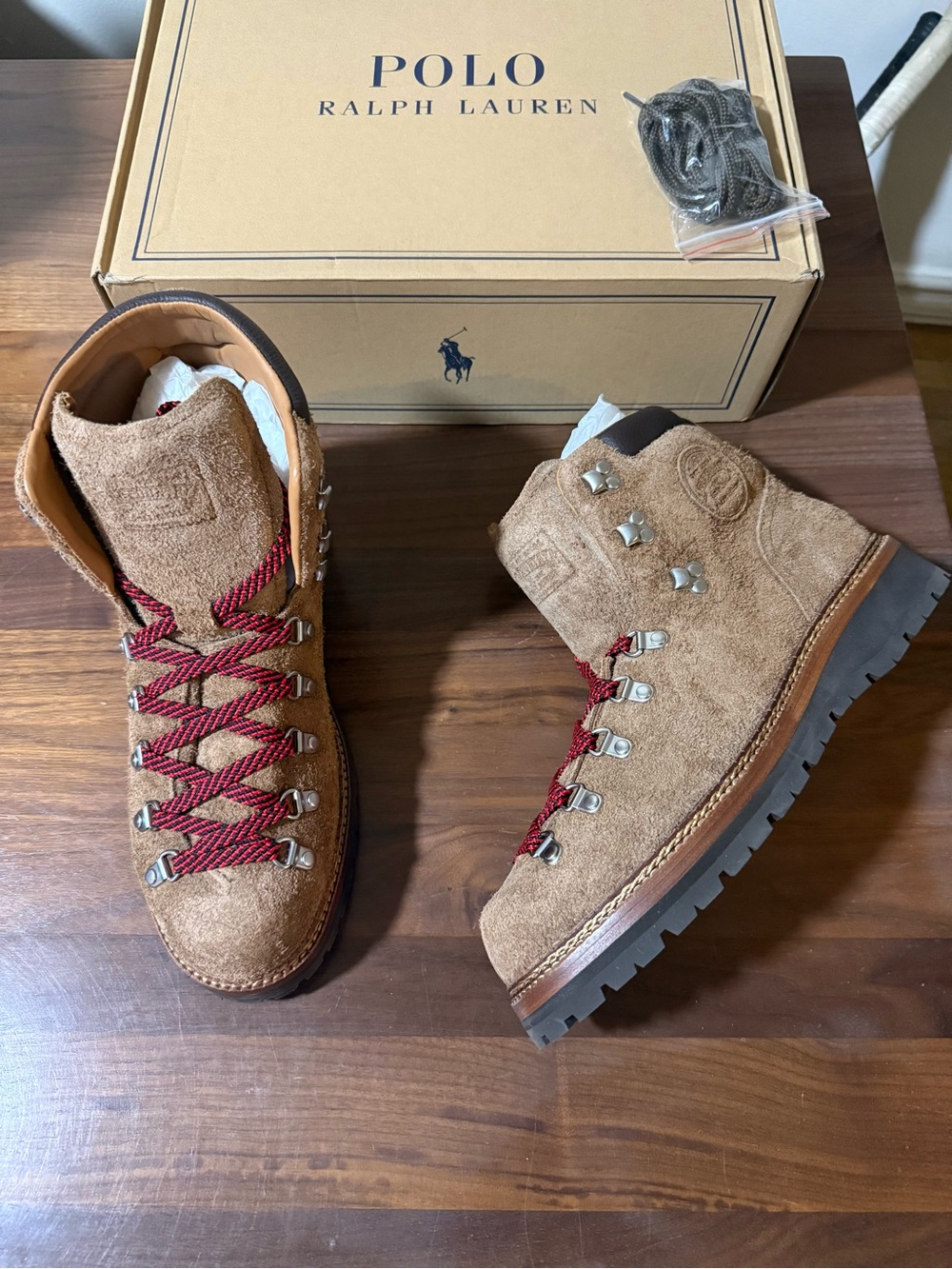 Polo Ralph Lauren Alpine Suede Trail Boot Men’s Size 11 Boots in ‘Desert Polo”